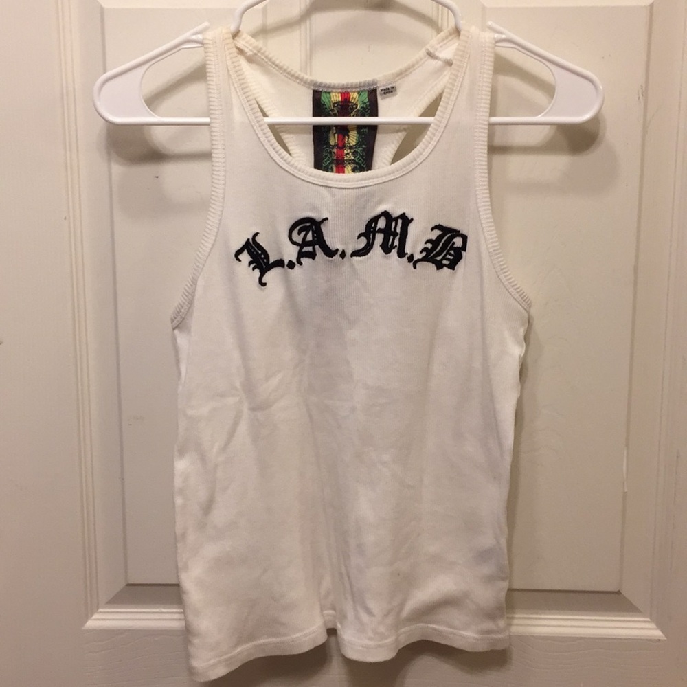 L.A.M.B logo tank